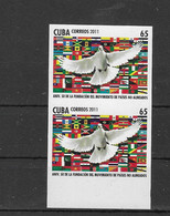 CUBA Nº  4975 DOS SERIES  SIN DENTAL - Ongetande, Proeven & Plaatfouten