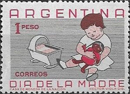 ARGENTINA - MOTHER'S DAY (CHILD PLAYING WITH DOLL) 1959 - MNH - Moederdag