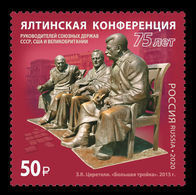 Russia 2020 Mih. 2823 World War II. Yalta Conference. Joseph Stalin. Franklin D. Roosevelt. Winston Churchill MNH ** - Ungebraucht