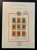 Österreich 1000 Jahre Österreich Block 4 FDC Auf Brief SStmpl. - 1971-80 Brieven