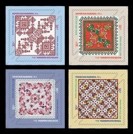 Russia 2020 Mih. 2867/70 Decorative And Applied Arts. Embroidery (tete-beches) MNH ** - Ungebraucht