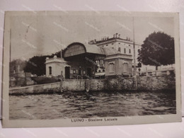 Italy Postcard LUINO Stazione Lacuale 1922 - Luino