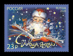 Russia 2020 Mih. 2939II New Year (with Foil) MNH ** - Unused Stamps