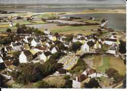 56 ILE  D 'ARZ . LE BOURG . VUE AERIENNE  ( état ) - Ile D'Arz