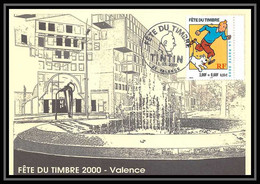 5213/ Carte Maximum (card) France N°3303 Fête Du Timbre "Tintin Et Milou - 2000-09