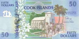 COOK ISLANDS P. 10a 50 D 1992 UNC - Cook Islands