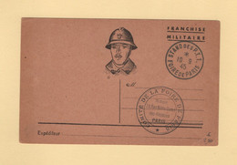 Carte FM - Foire De Paris -stand Des PTT - 10-9-1945 - Guerra De 1939-45