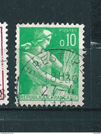 N° 1231  Moissonneuse, 0.10 Frs Timbre   France  1960-1961 - 1957-1959 Mäherin