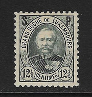 LUXEMBURGO - SERVICIO CLÁSICO. Yvert Nº 68 Nuevo Y Defectuoso - 1891 Adolphe Front Side