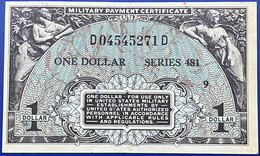 Billet Militaire Des États-Unis De One Dollar Series 481 ….. Vendu En L’état - 1951-1954 - Series 481