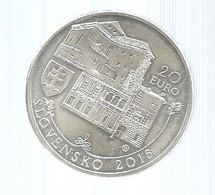 JC, Monnaie , SLOVAQUIE , 20 Euro, SLOVENSKO, PAMIATKOVA REZERVACIA BANSKA BYSTRICA, 2016 , Frais Fr 2.95 E - Slovacchia