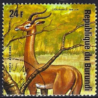 Burundi 1975 - Mi 1188 - YT Pa 383 ( Wild Fauna : Gazelle Gerenuk ) Airmail - Oblitérés