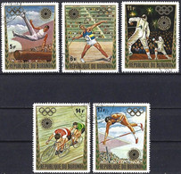 Burundi 1972 - Mi 858A/62A - YT 503/07 ( Munich Olympics ) Complete Set - Oblitérés