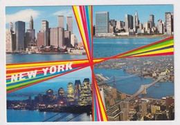 AK 034026 USA - New York City - Mehransichten, Panoramakarten