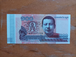 Billete De Camboya (Cambodia) De 100 Riels , Año 2014, UNC - Cambodge