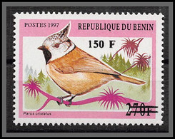 Bénin Dahomey 341 Michel N°1294 Oiseaux (birds) Neuf ** MNH Surchargé Overprint - Benin - Dahomey (1960-...)