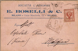 (CP).Cartolina Catalogo Di Vernici Con Prova Colori.Anno 1902 (3 Scan) (204-a17) - Werbepostkarten