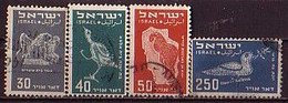 ISRAEL - 1950 - Poste Aerienne - Yv PA 2,3,4,6 (O) - Poste Aérienne