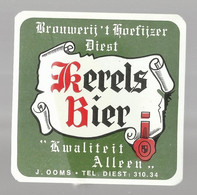 ***  KERELS  BIER  -   "" Brouwerij 't HOEFIJZER - DIEST ""  -  *** - Cerveza