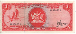 TRINIDAD & TOBAGO   $ 1   P30a  L.1964  Signature  V. E. Bruce "Treasury Building At Back" - Trinidad Y Tobago