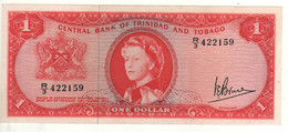 TRINIDAD & TOBAGO   $ 1   (  Queen Elizabeth II)  P26c   Sign. Bruce   UNC - Trinidad & Tobago