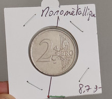 Essai Fauté 2 Euro Monometallique Pays-Bas 2000 Désaxée Erreur € - Errors And Oddities
