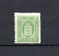 Denmark 1875 Old Service-stamp 32 Ore (Michel Dienst 7) Nice Unused/MLH - Officials