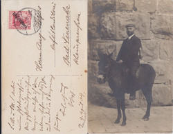 Deutsche Auslandspostämter Türkei Turkey Mi 49 Kte Jerusalem 1909 - Deutsche Post In Der Türkei