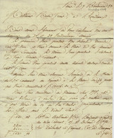 JUDAICA PARIS Léon Joseph Leconte 1804 LETTRE BANQUE NEGOCE COMMERCE FINANCE =>Raba Frères à Bordeaux B.E.VOIR SCAN - 1800 – 1899