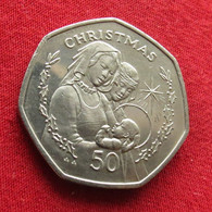 Gibraltar 50 Pence 1990 Christmas - Gibraltar