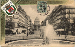 CPA PARIS 5e Rue Soufflot Le Panthéon (35216) - Arrondissement: 05