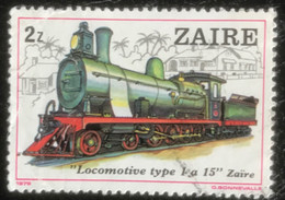 ZaÏre - C6/26 - (°)used - 1980 - Michel 628 - Locomotieven - Used Stamps