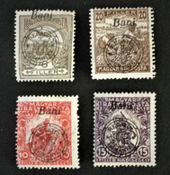 1919 Transsylvania Marken Ungarn Mit Aufdruck Regatul Romaniei (Bani Oben) - Siebenbürgen (Transsylvanien)