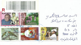 Iraq 2012 Baghdad World Cup Football South Africa Scouting Scoutism Registered Cover To Tunisia - 2010 – Sud Africa