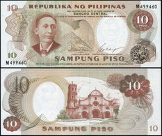 ♛ PHILIPPINES - 10 Piso Nd.(1969) {Sign. Marcos & Calalang} UNC P.144 A - Philippines