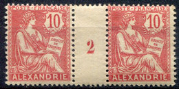 Alexandrie     N° 24 **   Paire Millésime 2 - Ungebraucht