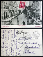 Brazil Pernambuco 1908 Postcard Photo November 15th Street In Recife From Saint Antonio To Amsterdam Netherlands Stamp - Recife