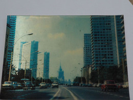 3d 3 D Lenticular Stereo Postcard Moscow Kalinin Prospect  A 215 - Cartes Stéréoscopiques