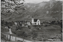 STALDEN → Ein Kleines Dorf Oberhalb Sarnen Mit Alter Naturstrasse Ins Langis, Fotokarte Ca.1945 - Sarnen