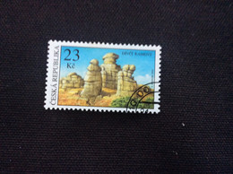 Yvert 985 Oblitéré Tchéquie CZ 2021 Formations Rocheuses Mont Des Géants Unique Rock Giants Mountain - Used Stamps