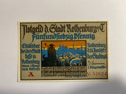 Allemagne Notgeld Rothenburg 75 Pfennig - Collections