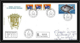 2786 ANTARCTIC Terres Australes TAAF Lettre Cover Dufresne 2 Signé Signed Op 2008/1 Kerguelen 13/4/2008 N°456 Fish - Covers & Documents