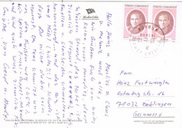 43625. Postal GUYNUK (kemer Antalia) Turquia 1997. Bailarina Exotica. - Lettres & Documents