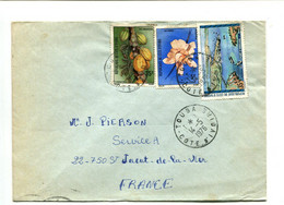 COTE D'IVOIRE Touba 1976 - Affranchissement Sur Lettre  - Fleurs Cacao Coton / Pont - Ivory Coast (1960-...)