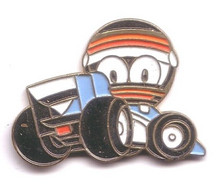 BD325 Pin's CALIMERO Dans Sa BENETTON Formule One Achat Immédiat - F1