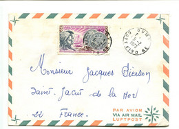 COTE D'IVOIRE Oume 1973 - Affranchissement Sur Lettre Par Avion  - - Costa D'Avorio (1960-...)