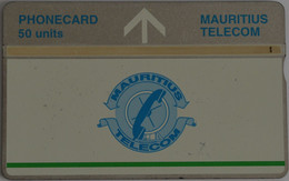 Mauritius - L&G - Telecom's Logo - With Green Line - 506A - 06.1995, 50Units, 20.000ex, Used - Mauritius