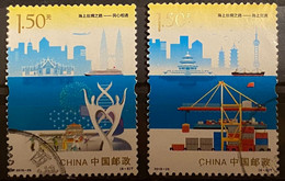 CHINA PRC 2016 Transport - Silk Road Of The Sea Postally Used MICHEL # 4835,4836 - Gebraucht