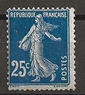 FRANCE   Semeuse   N° 140 Bleu Foncé *  (1907) - Nuevos
