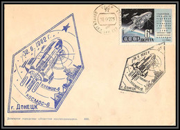 2337 Espace (space Raumfahrt) Lettre (cover Briefe) Russie (Russia Urss USSR) Cosmo 6 30/6/1962 Donetsk Tirage 400 - Russie & URSS